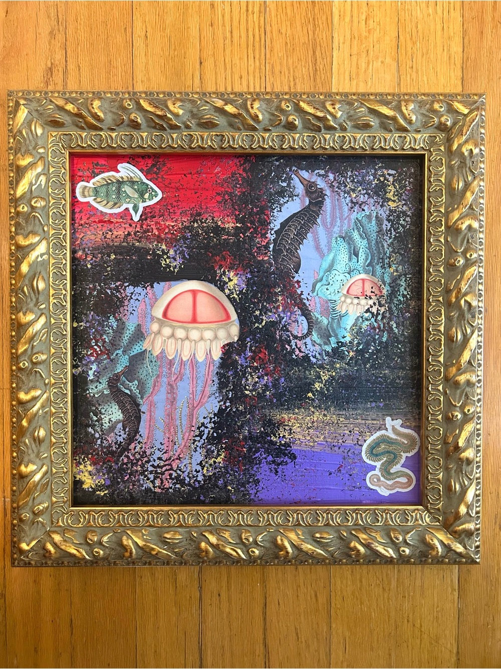 Jellyfish seahorse party